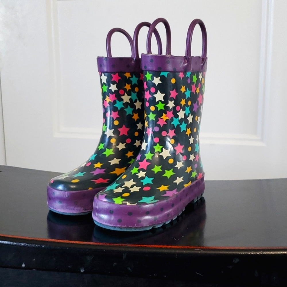 Kids Rain Boots Size 7 Toddler